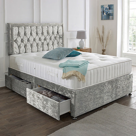 Lisbon Headboard Divan Set-4FT Small Double
