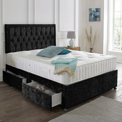 Lisbon Headboard Divan Set-5FT KIngsize