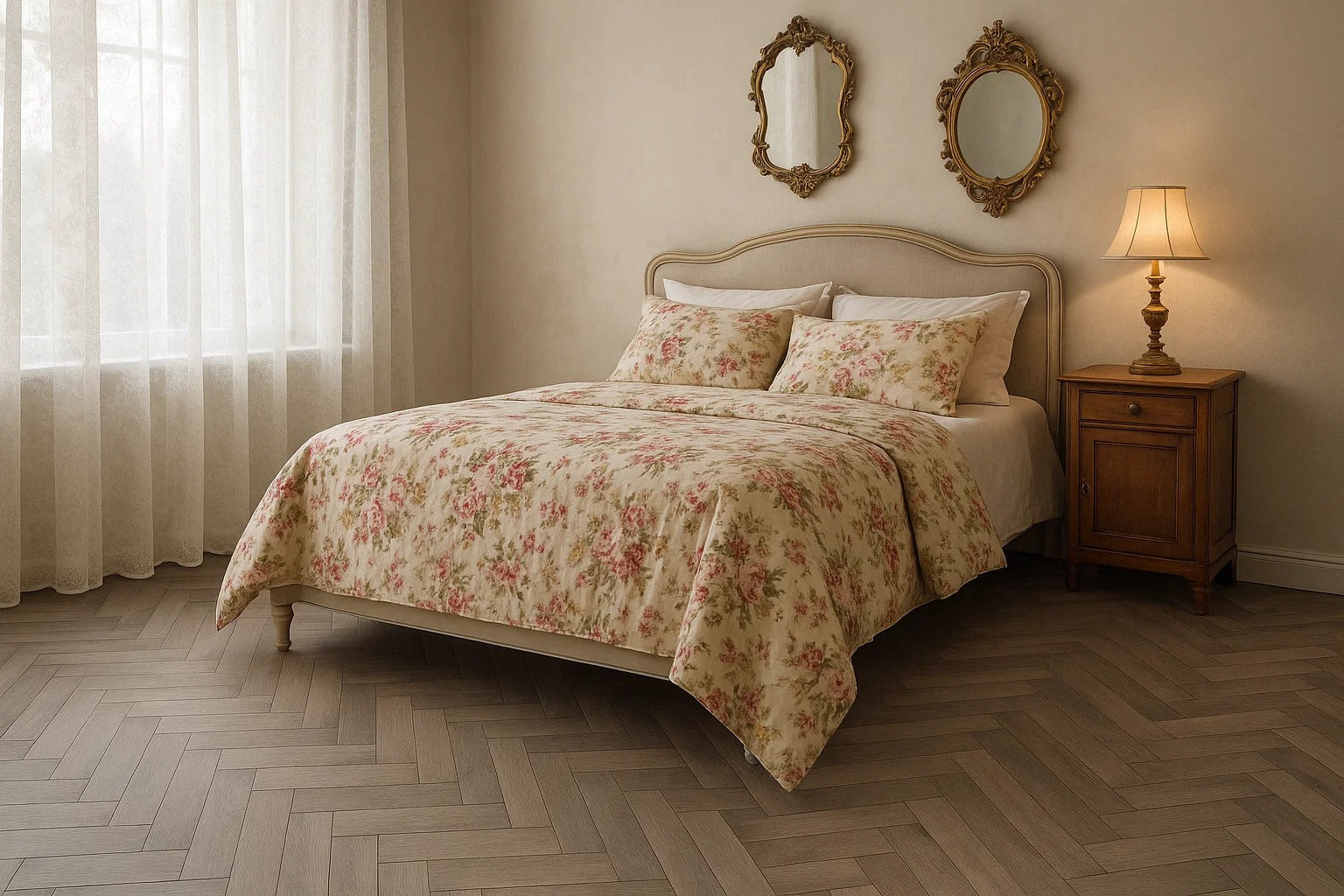 Midnight Oak 12mm Herringbone Laminate Main image