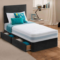 Single Divan Bed Set - 2FT6 Small Single