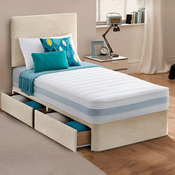 Single Divan Bed Set - 3FT Single