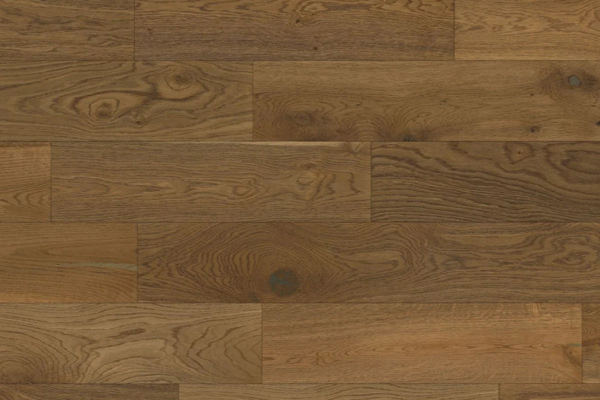 Oak Double Smoked 20/6 x 190mm Straight Engineered