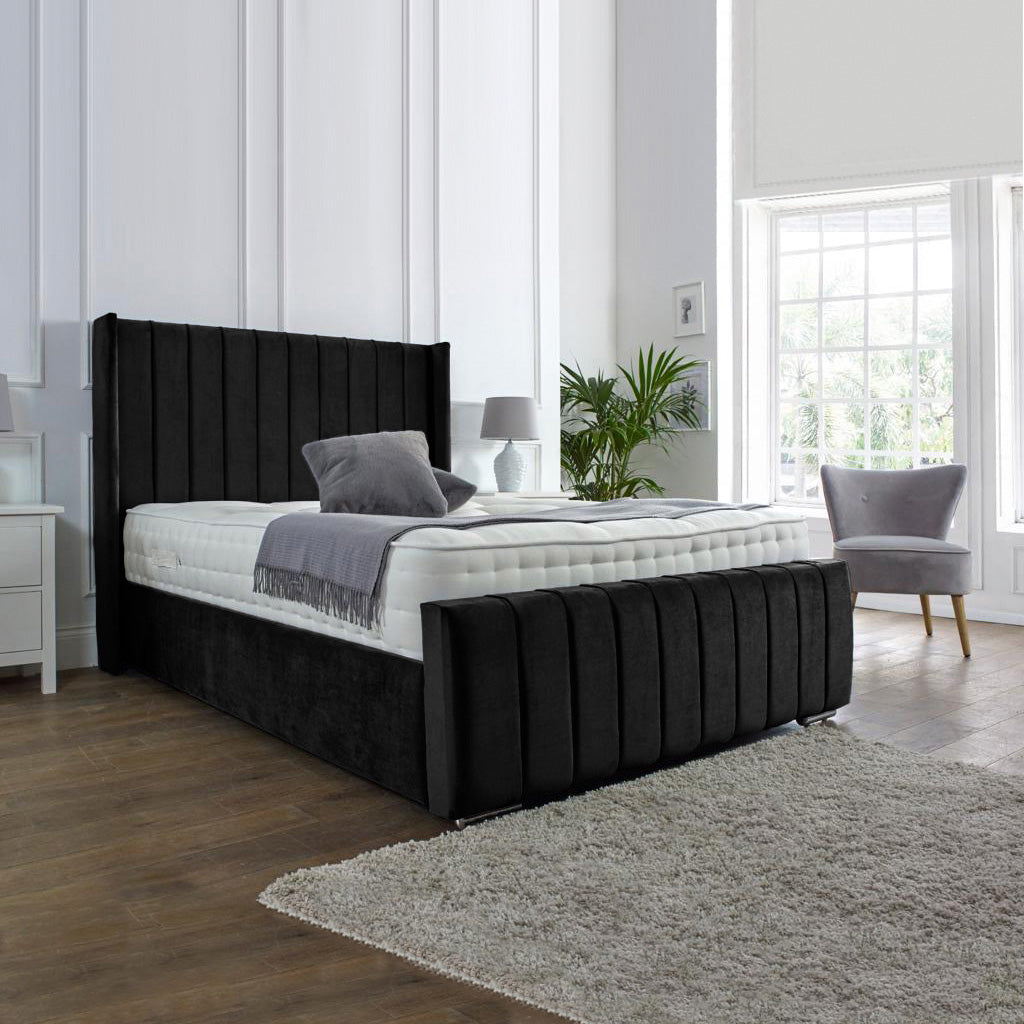 Elisa Upholstered Bed Frame - 6FT Super Kingsize