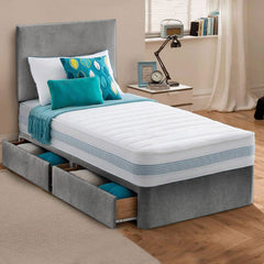 Single Divan Bed Set - 2FT6 Small Single