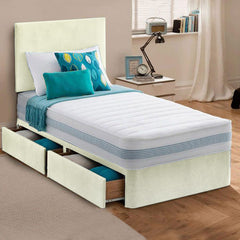 Single Divan Bed Set - 2FT6 Small Single