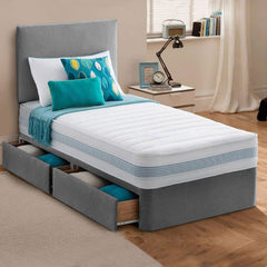 Single Divan Bed Set - 2FT6 Small Single