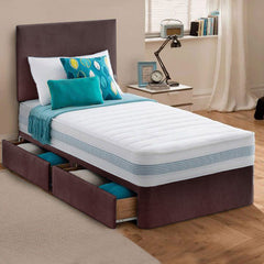 Single Divan Bed Set - 2FT6 Small Single