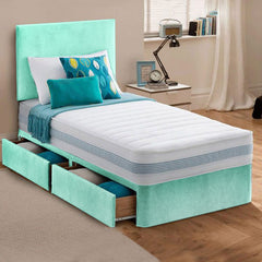 Single Divan Bed Set - 2FT6 Small Single