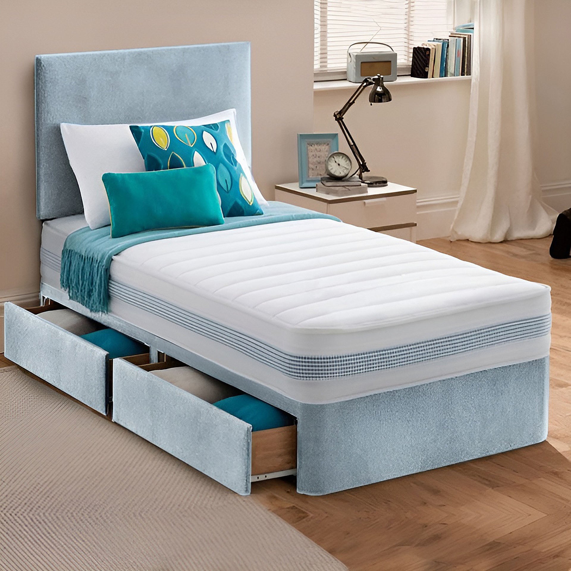Single Divan Bed Set - 3FT Single
