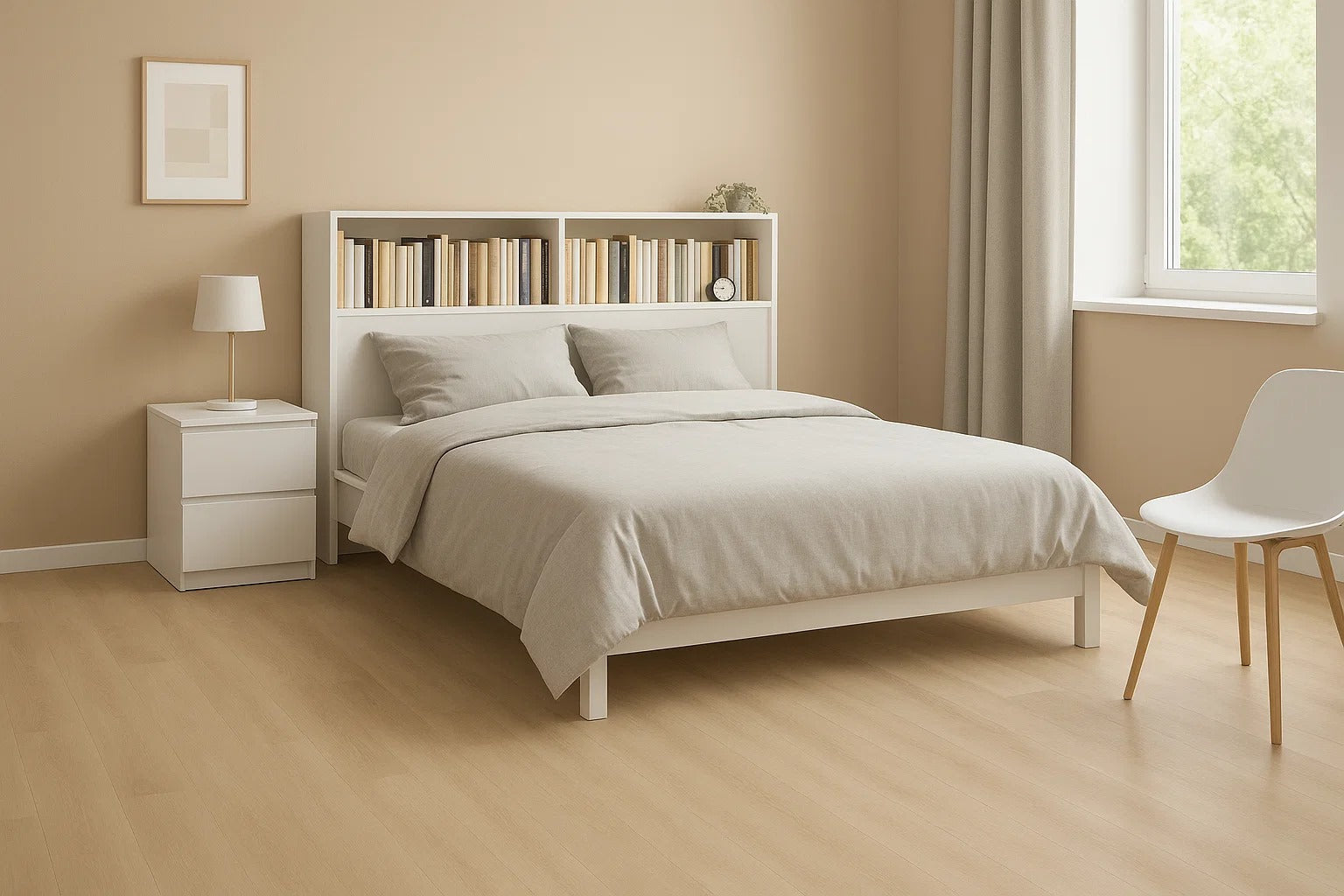 Popcorn Oak Straight Waterproof Click Vinyl Main image