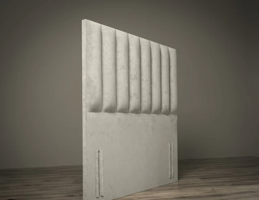 Milan Floor Standing Upholstered Fabric Headboard