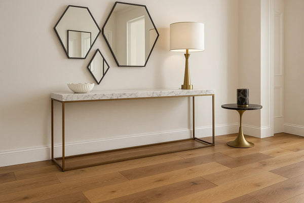 Smoked Grey Brushed & Oiled 14/3 x 125mm Straight Engineered