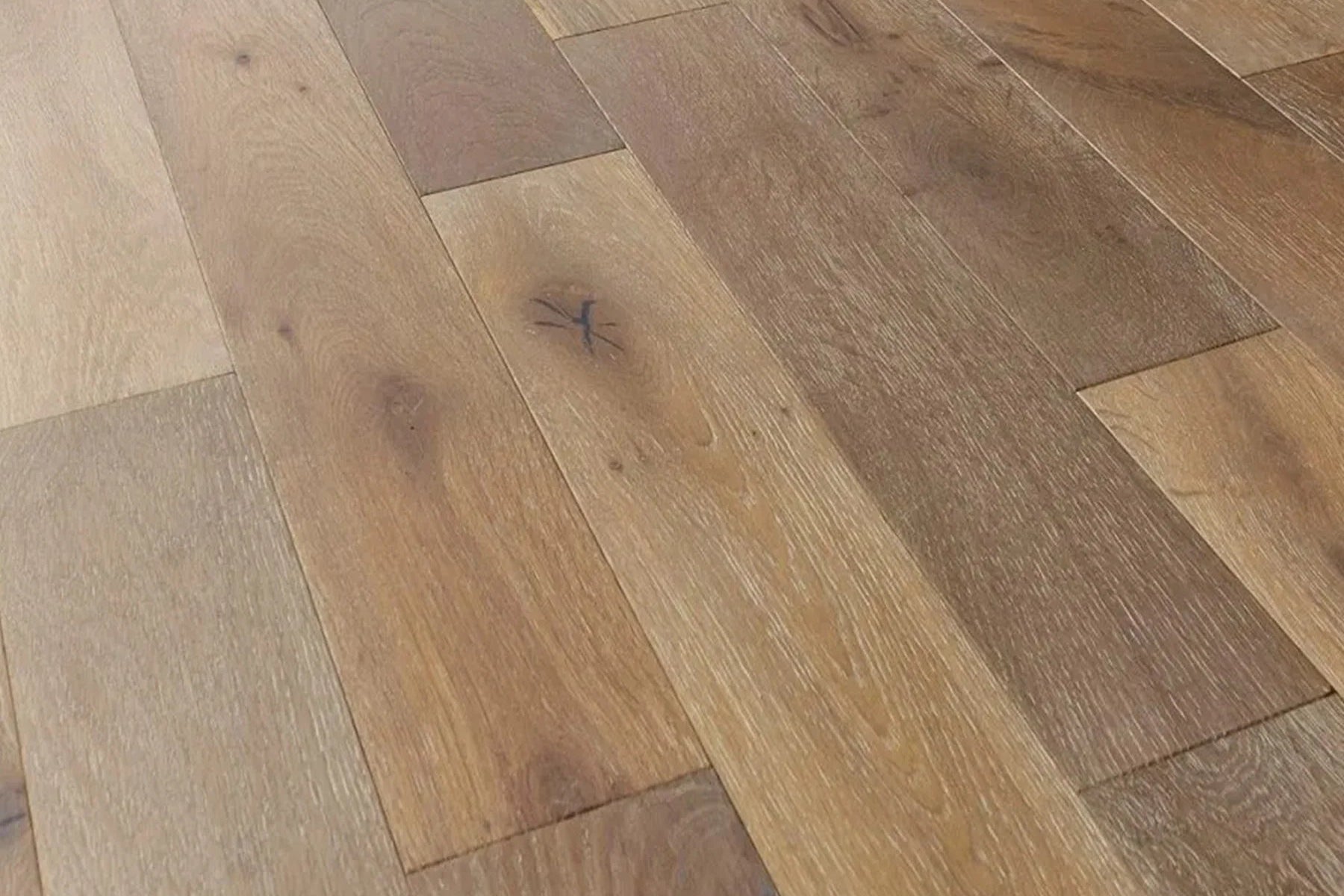 Smoked Grey Brushed & Oiled 14/3 x 125mm Straight Engineered