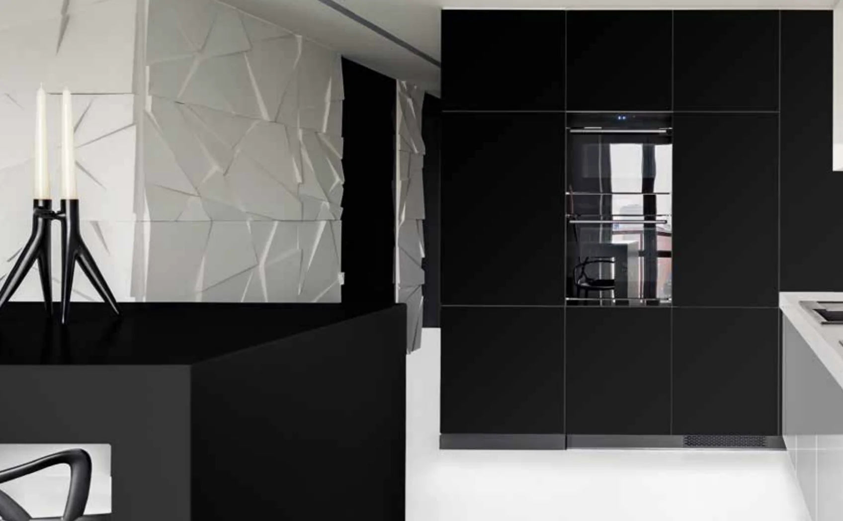 Tinta Unita Nero - Porcelain Stone Worktop - Made In Italy Main image