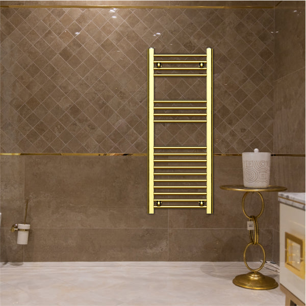 Tokyo Brushed Brass Radiator Secondary image
