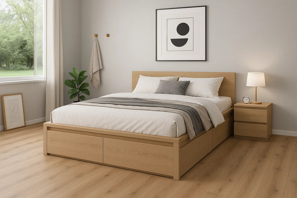 Warm Sand Oak 12mm Straight Laminate